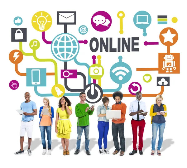 Online Communication and Social Networking, Technology Concept