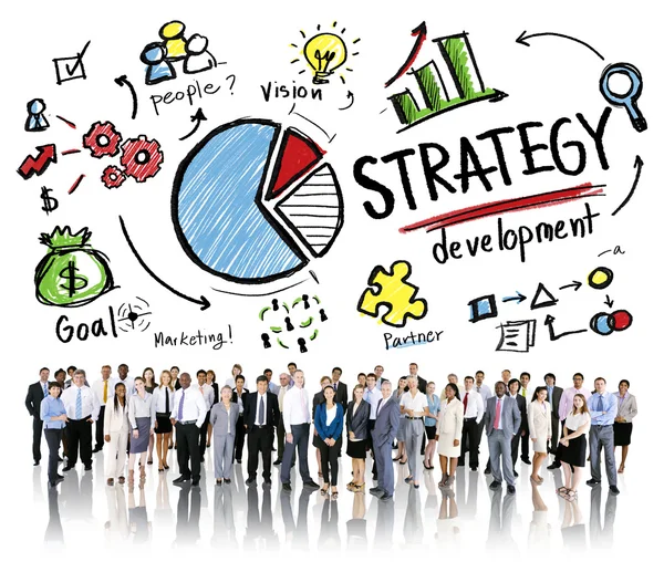 Business people and Strategy Development Concept