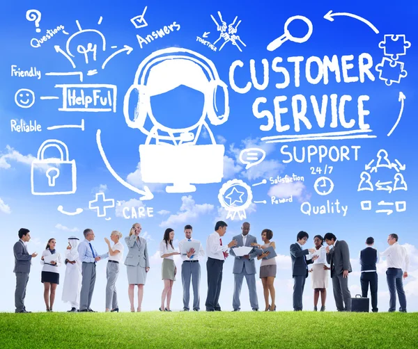 People and Customer Service Concept