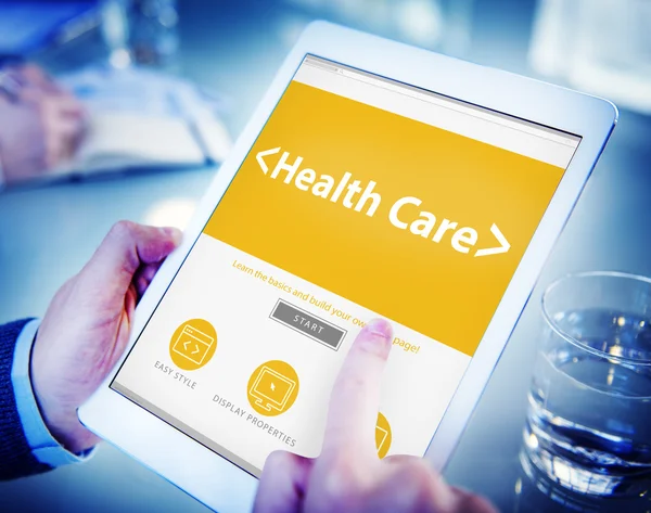 Website Health Care Concept