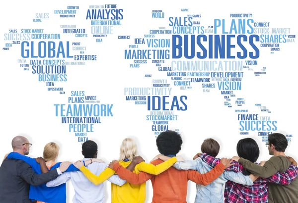 Diverse people and Business Organization Concept