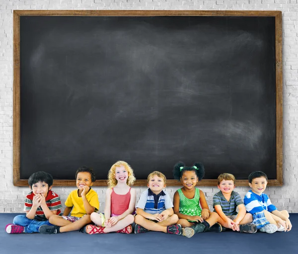 Diversity Children Sitting together