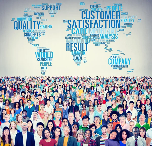 Diverse people and Customer Satisfaction