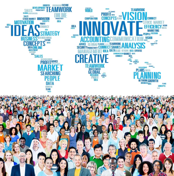 Diverse people and Innovate Ideas