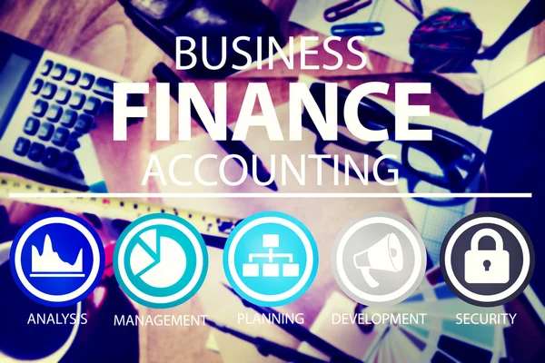 Business Accounting Management Concept