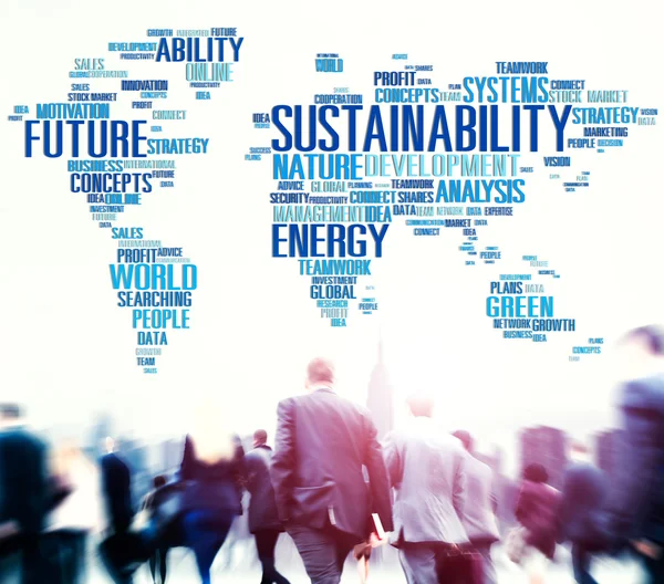 Business people and Global Sustainability