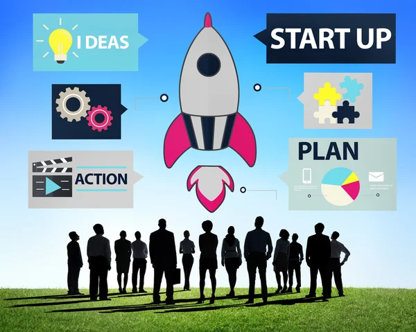 Group of people and Startup Innovation Concept