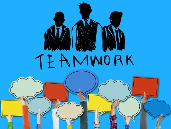 Teamwork Group Collaboration Concept