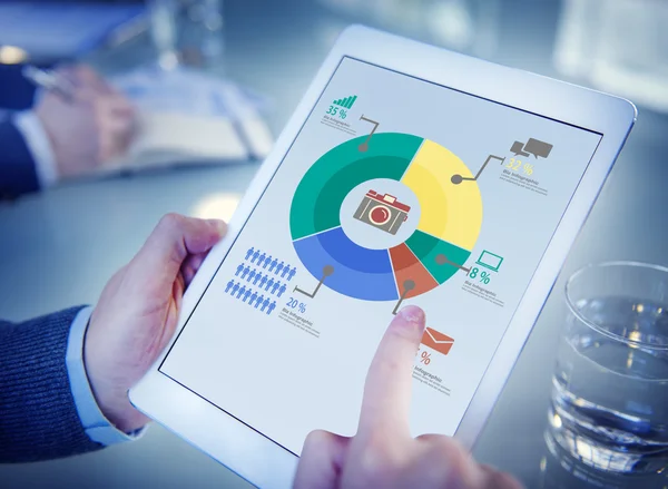 Analysis Analytic Marketing Sharing Graph Diagram Concept