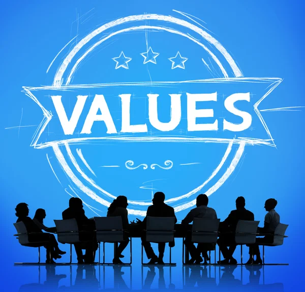 Values Goodness Worth Promotion Concept