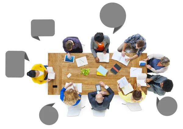 Teamwork Communication Meeting Concept