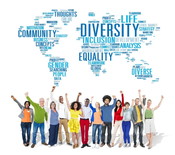 Diversity People and Global Community Concept