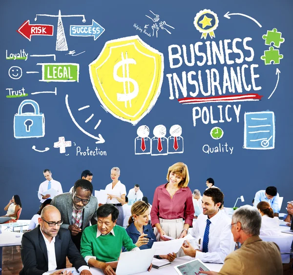 Business Insurance Policy Guard Concept