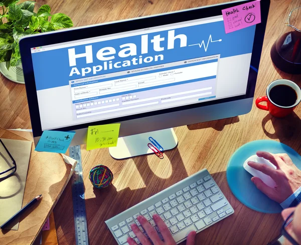 Health Insurance Digital Application Form Concept