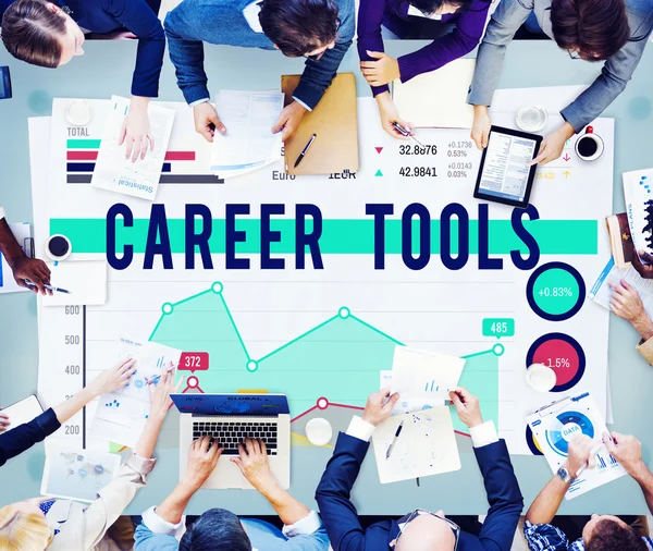 Career Tools Plan Strategy Concept