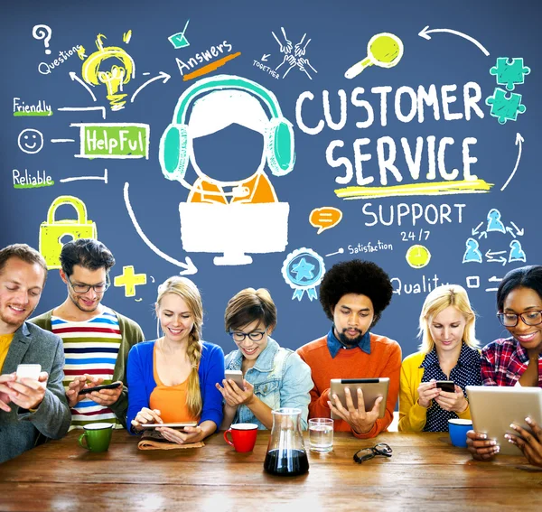 Customer Service Call Center  Concept