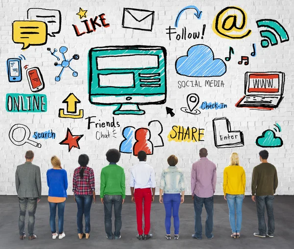 Togetherness Social Media Concept