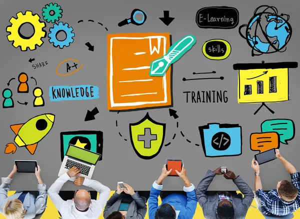 Knowledge Training E-Learning Skills Concept