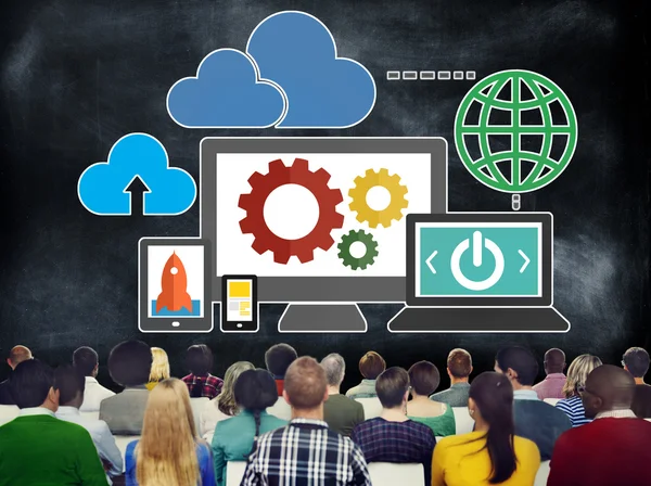 Cloud Data Storage Online Technology Concept