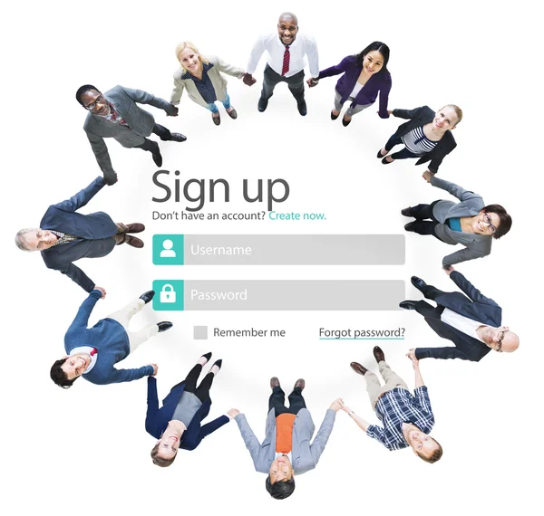Sign Up Register  Concept