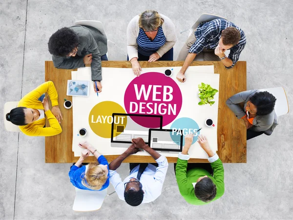 Web Design Content Concept