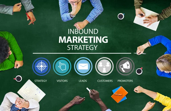 Inbound Marketing Strategy Concept