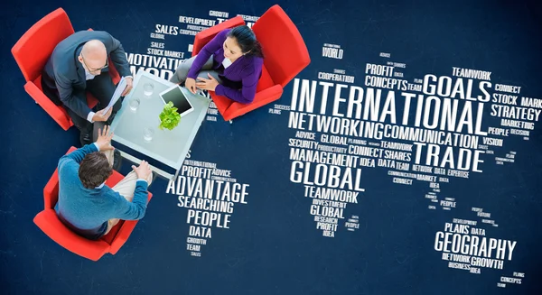 International World Global Network concept