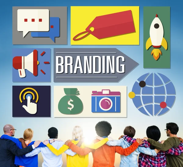 Branding Global Marketing Concept