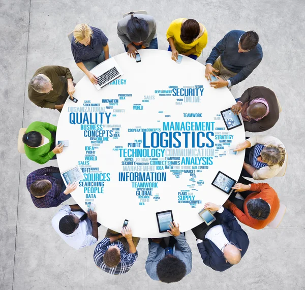 Logistics Management Concept