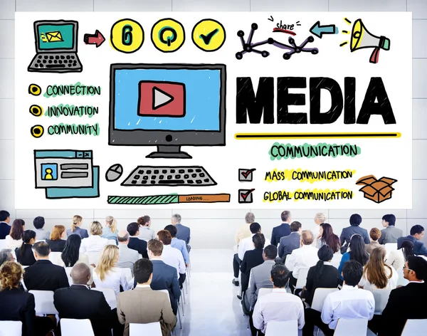 Media Devices Communication Concept