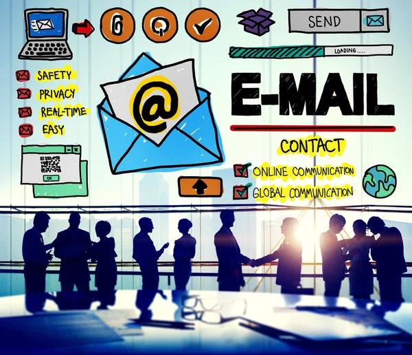 Email Correspondence Concept