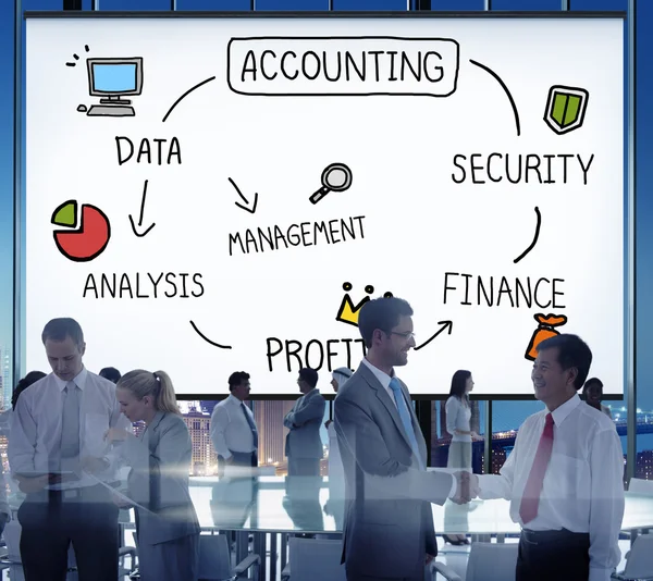 Accounting Security Management  Concept