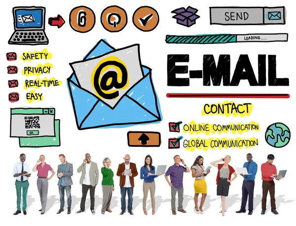 Email Correspondance Messaging Concept