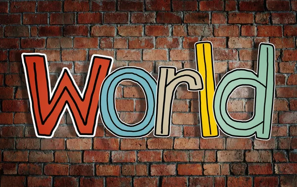 World Word and Brick Wall