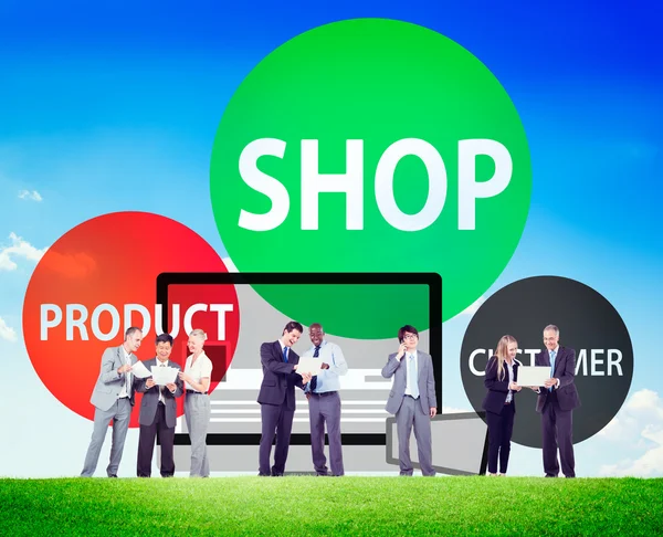 Shop Product Customer Concept