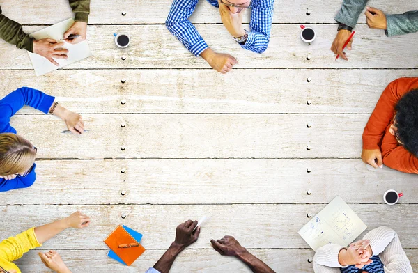 Group of Business People at Meeting