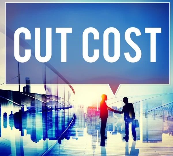Cut Cost Reduce Recession Finance Concept