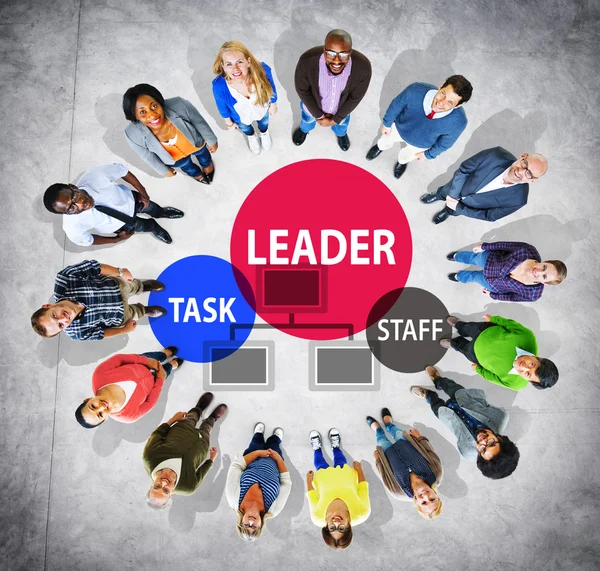 Leadership Manager Task Staff Concept