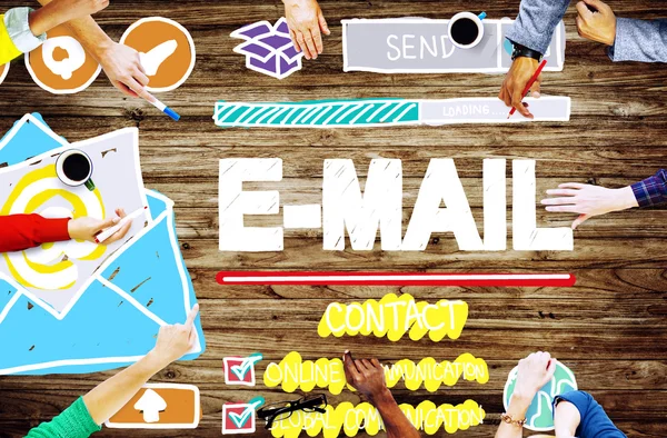 Email Correspondance, Online Messaging Concept