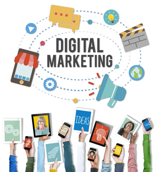 Digital Marketing, Commerce Campaign Promotion Concept