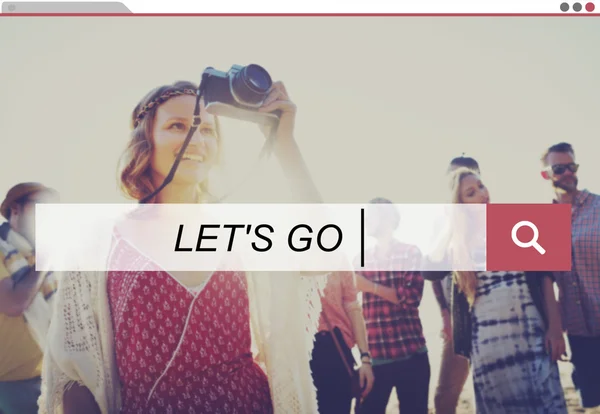 Let\'s Go Summer, Happiness Concept
