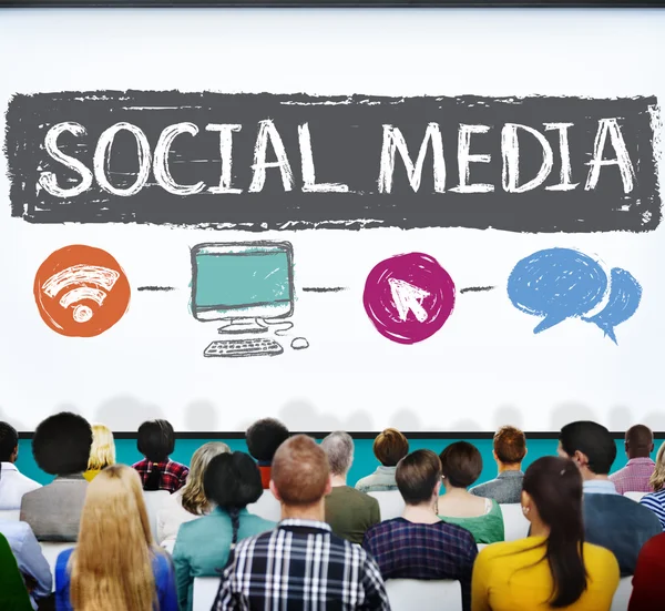 Social Media Technology Connection Concept