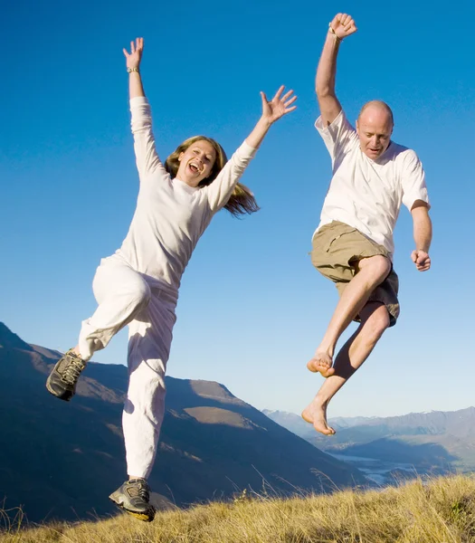 Group of young people jumping Concept