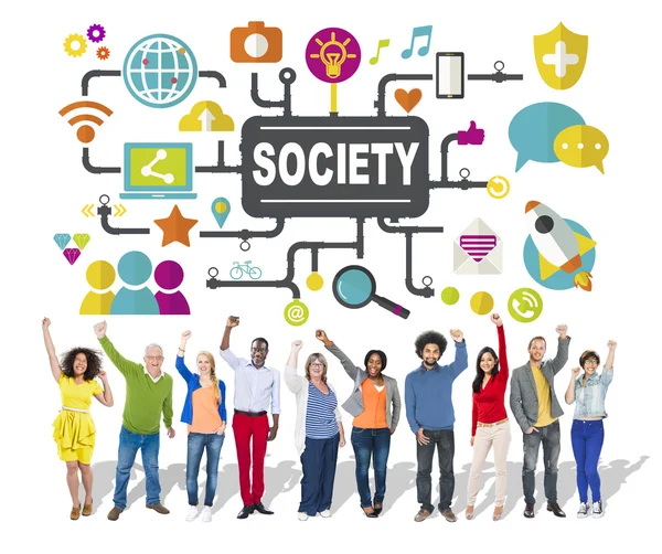 Society Social Media Concept