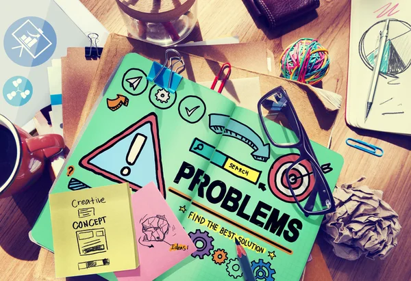 Problems Trouble Concept