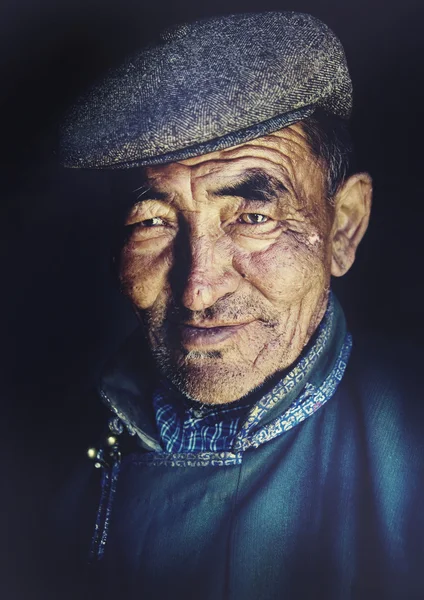 Mongolian Man in Traditional Dress