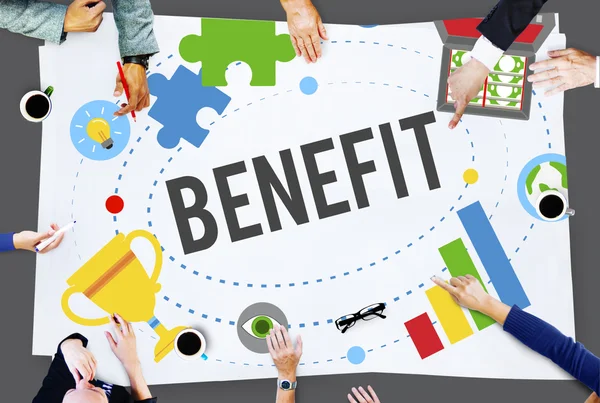 Benefit Advantage Compensation Reward Bonus Concept