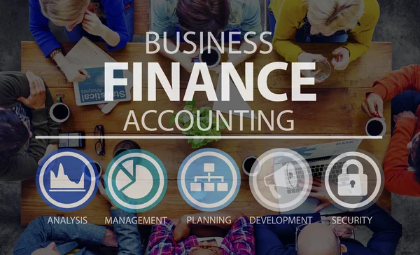 Business Accounting Management Concept