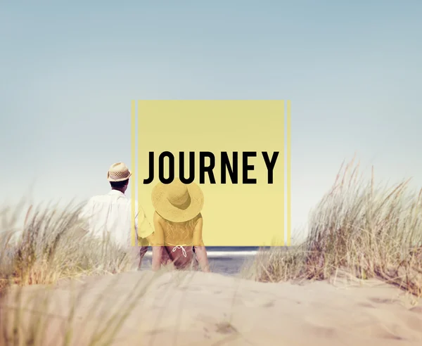 Couple and Journey Goals Concept