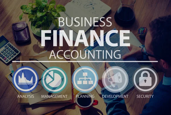 Business Accounting Management Concept